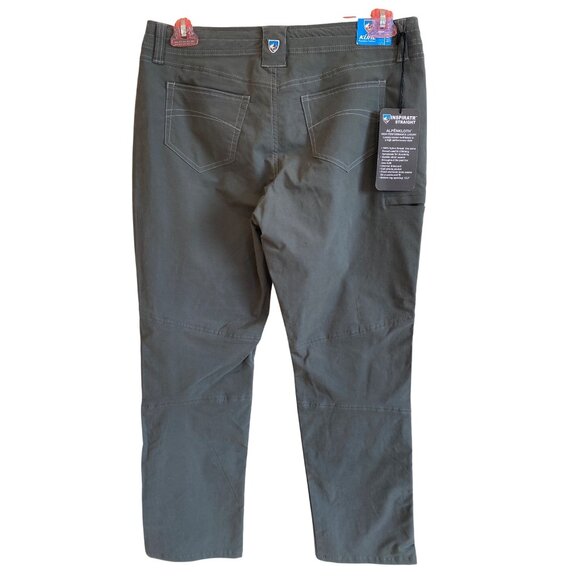 NWT Kuhl Inspiratr Straight Hiking Pants Stretch Gray Size 10 Short 30" inseam - Picture 3 of 11